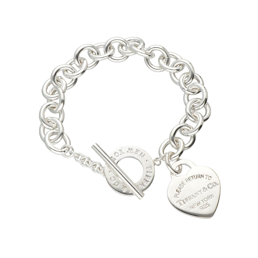 18K Tiffany Heart Tag Bracelet