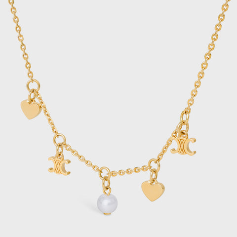 18K Celine Pearl Necklace