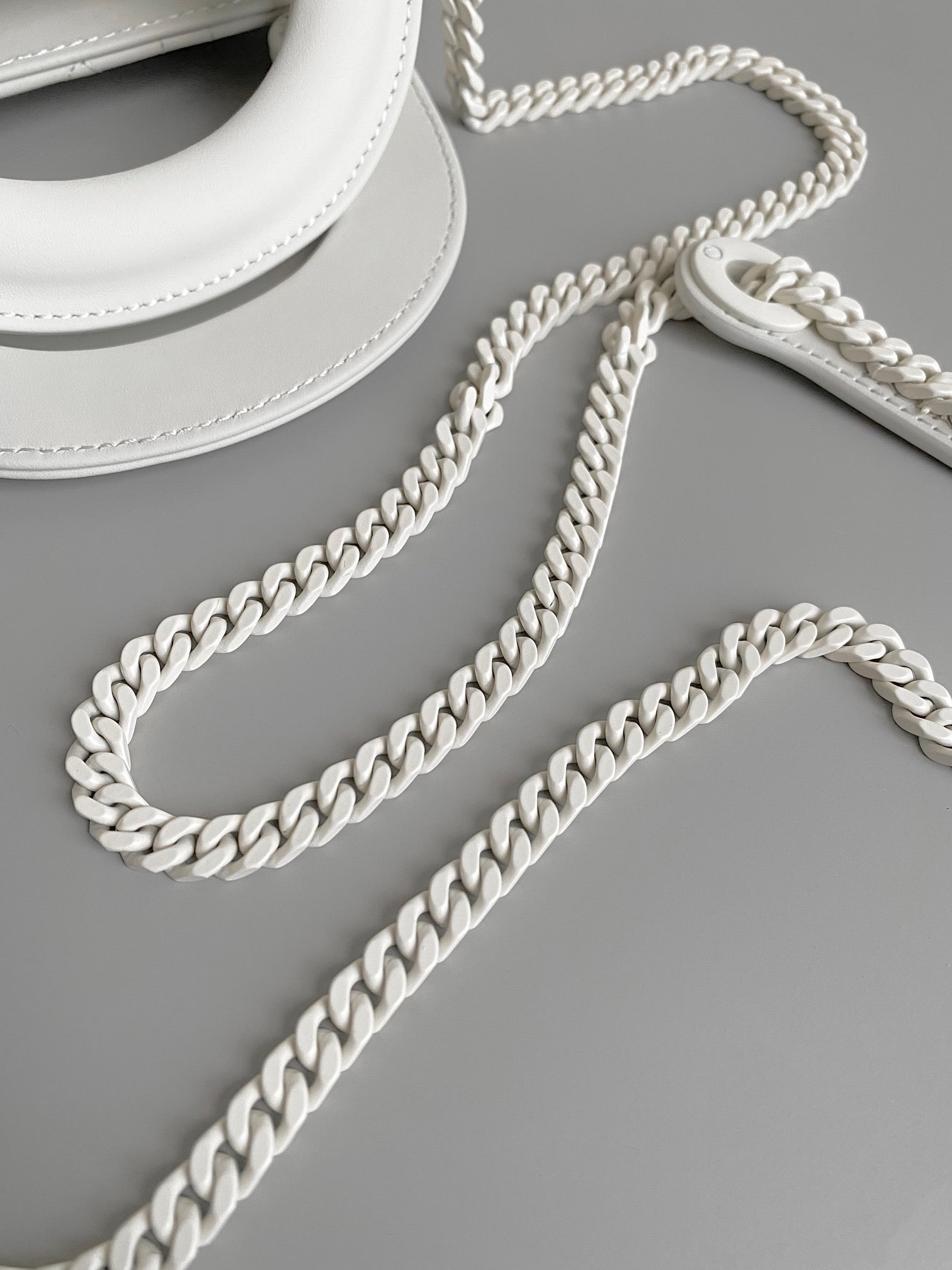 DIOR MINI LADY 17 MY ABC WHITE LAMBSKIN