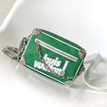 LOUIS VUITTON LV 25S MINI SOFT TRUNK BAG 18 IN FOREST GREEN CALFSKIN SILVER HARDWARE