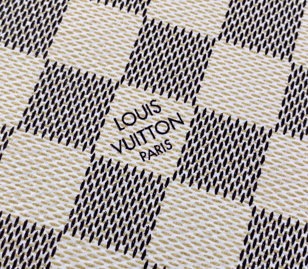 LOUIS VUITTON COSMETIC POUCH PM 19 IN WHITE GRAY DAMIER AZUR CANVAS