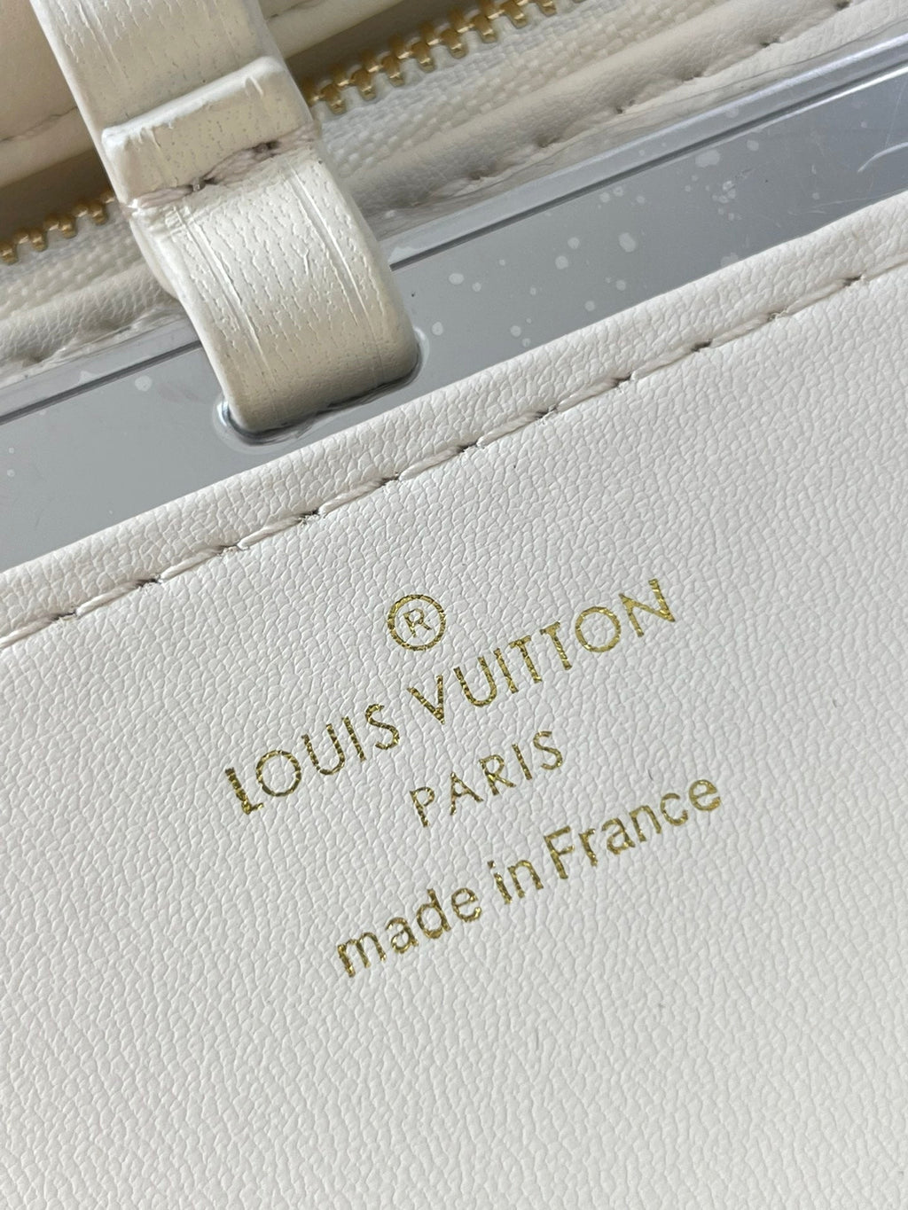 LOUIS VUITTON GO-14 PM 20 IN CREAM QUILTED LAMBSKIN GOLD HARDWARE