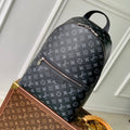 LOUIS VUITTON DISCOVERY SLIM BACKPACK 38 IN BLACK MONOGRAM ECLIPSE COATED CALFSKIN