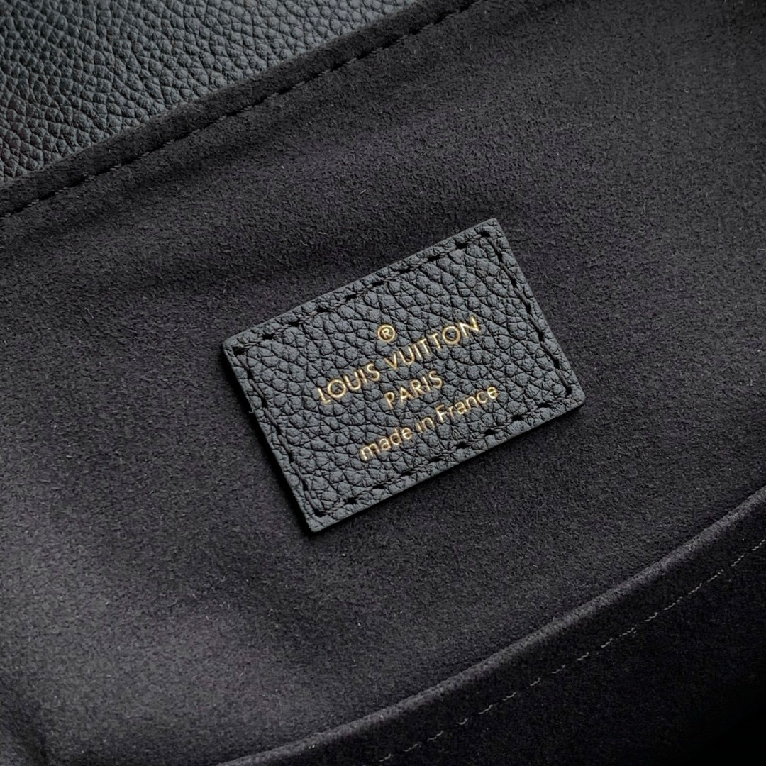 LOUIS VUITTON BACKUP BACKPACK 22 IN BLACK MONOGRAM EMPREINTE LEATHER