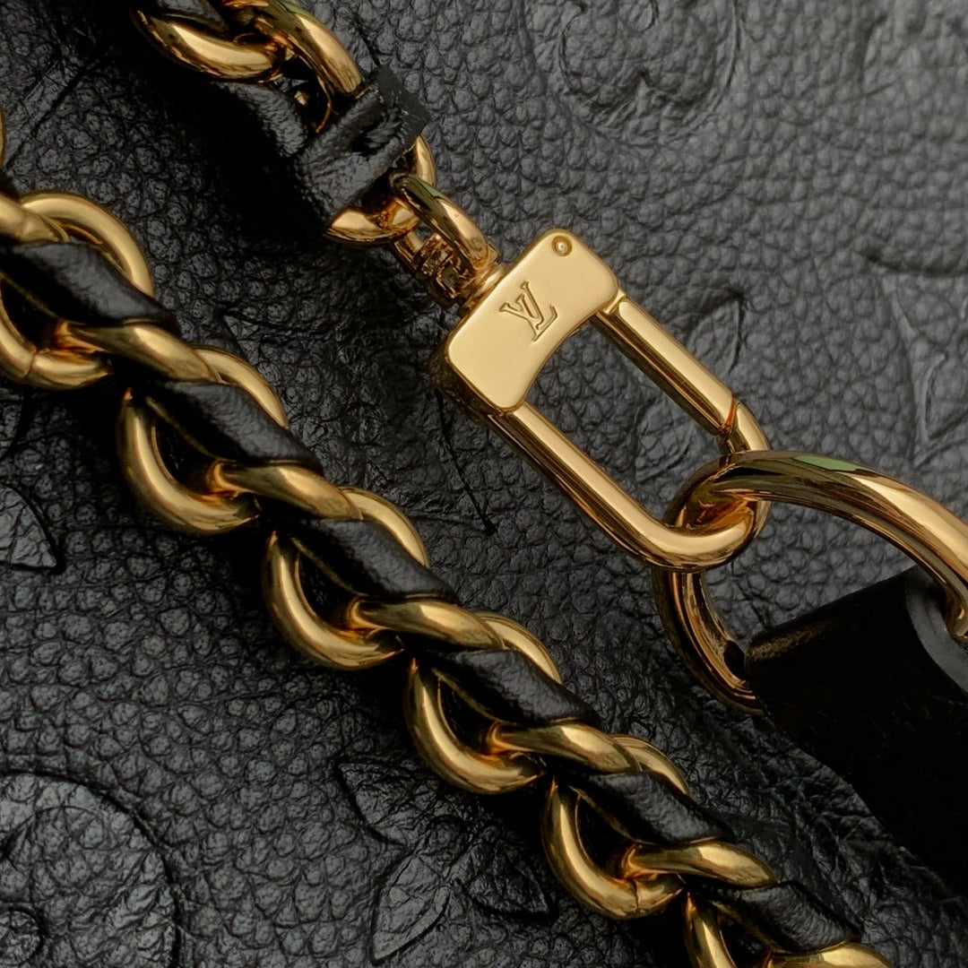 LOUIS VUITTON BACKUP BACKPACK 22 IN BLACK MONOGRAM EMPREINTE LEATHER