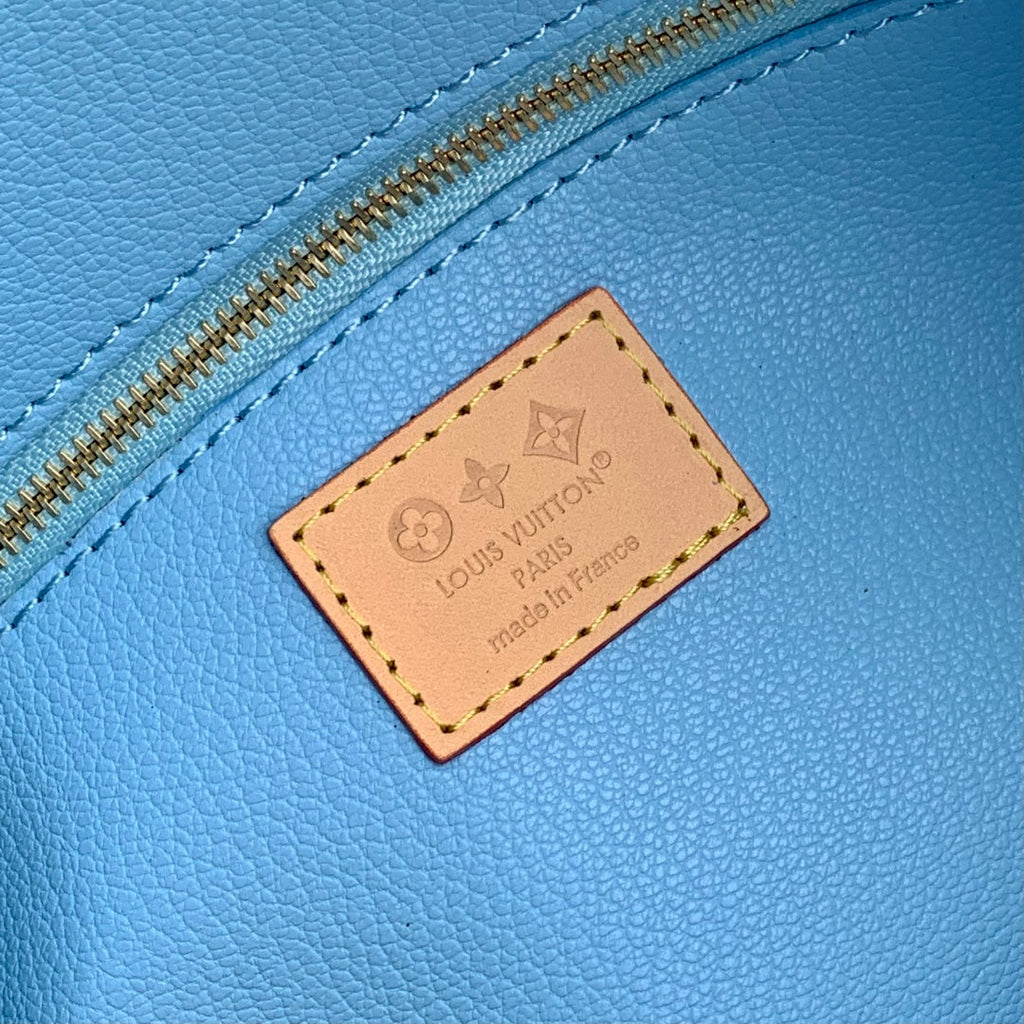 LOUIS VUITTON VIVIENNE 27 IN BROWN MONOGRAM COATED CANVAS GOLD LOCK
