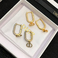 18K Dior Diamond Earrings