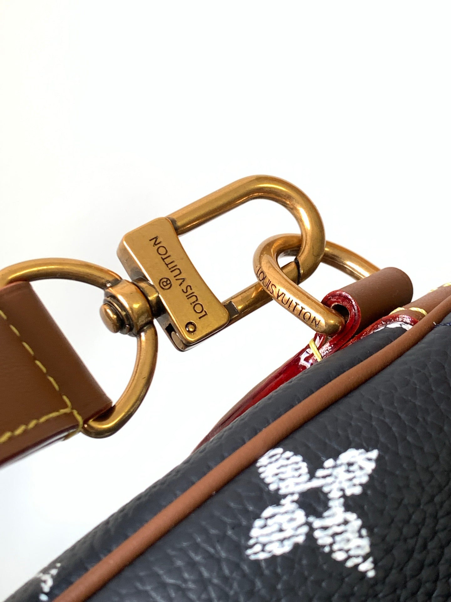LOUIS VUITTON LV 25S SPEEDY BANDOULIÈRE BAG 40 IN CHARCOAL BLUE CALFSKIN GOLD HARDWARE