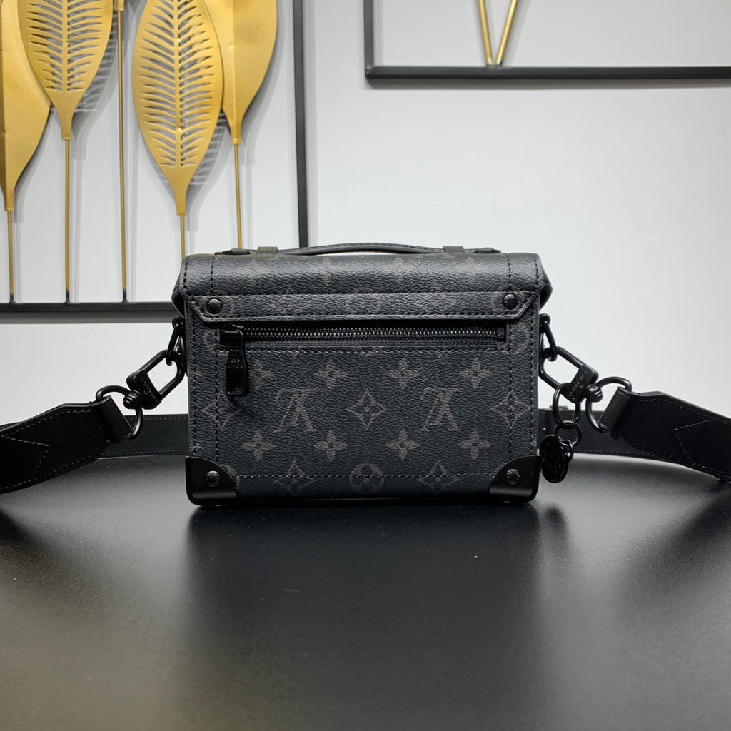 LOUIS VUITTON SOUL TRUNK 19 IN BLACK MONOGRAM ECLIPSE CANVAS