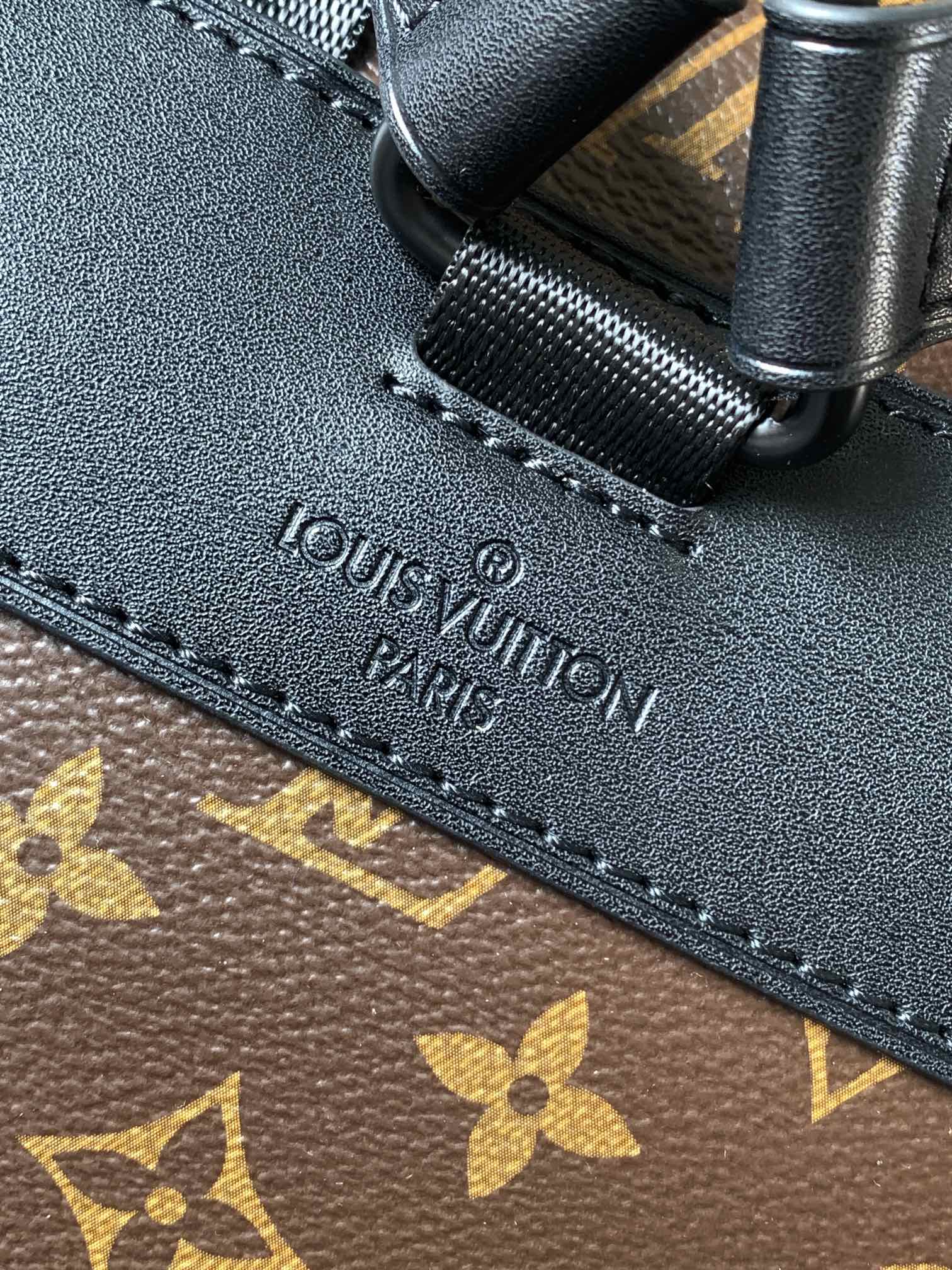 LOUIS VUITTON LV 25S CHRISTOPHER BACKPACK 44 IN BROWN AND BLACK CANVAS MONOGRAM