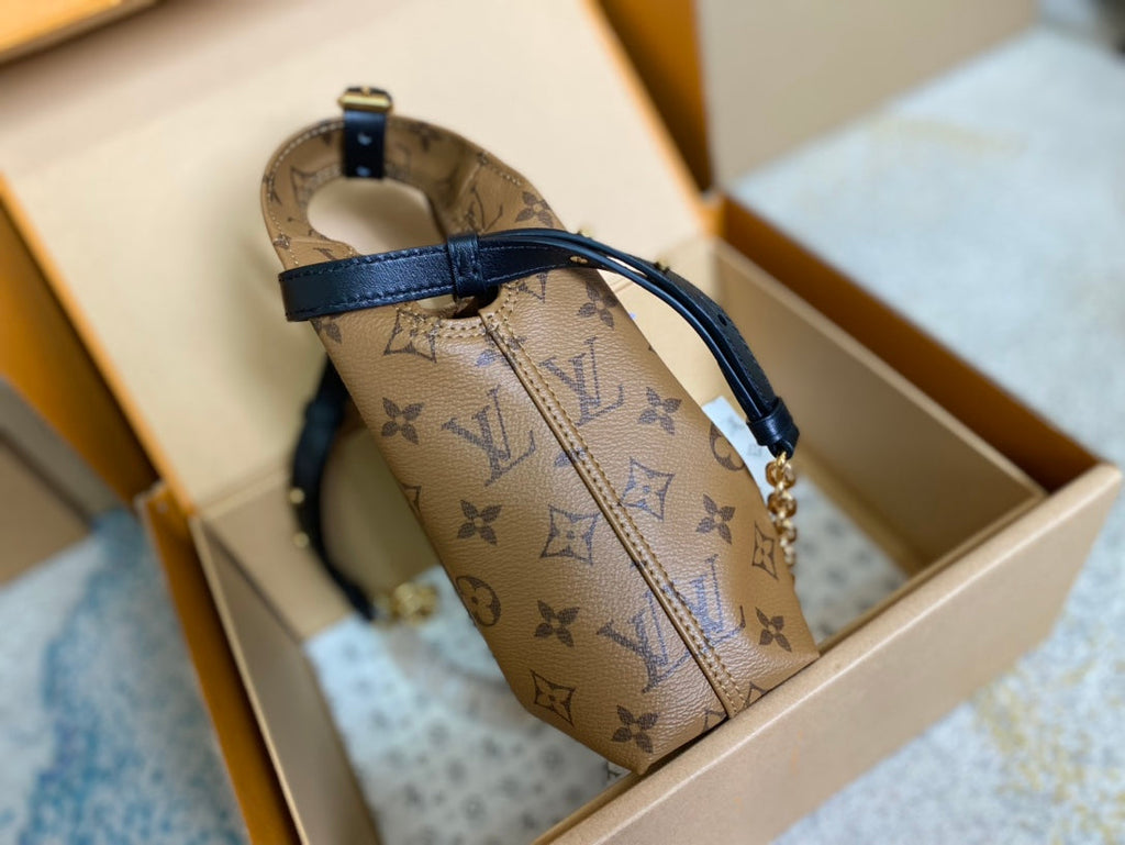 LOUIS VUITTON ATLANTIS BB 17 IN BROWN MONOGRAM REVERSE CANVAS