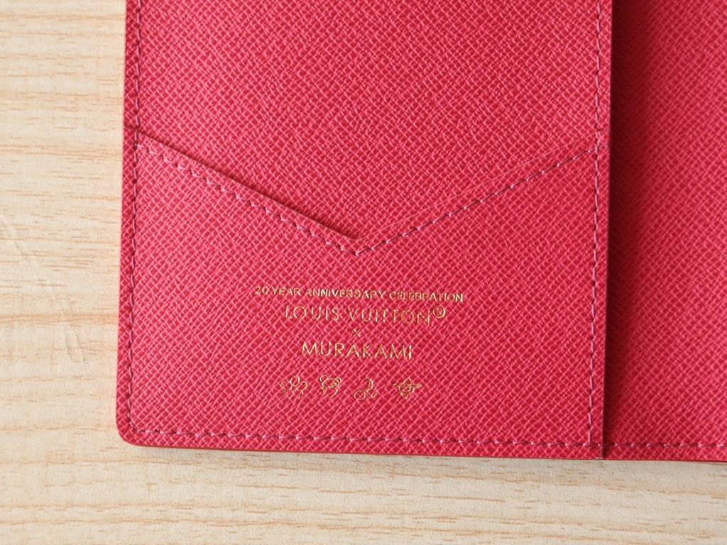 LOUIS VUITTON DOLL PASSPORT WALLET IN WHITE MIX COLORFUL CALFSKIN