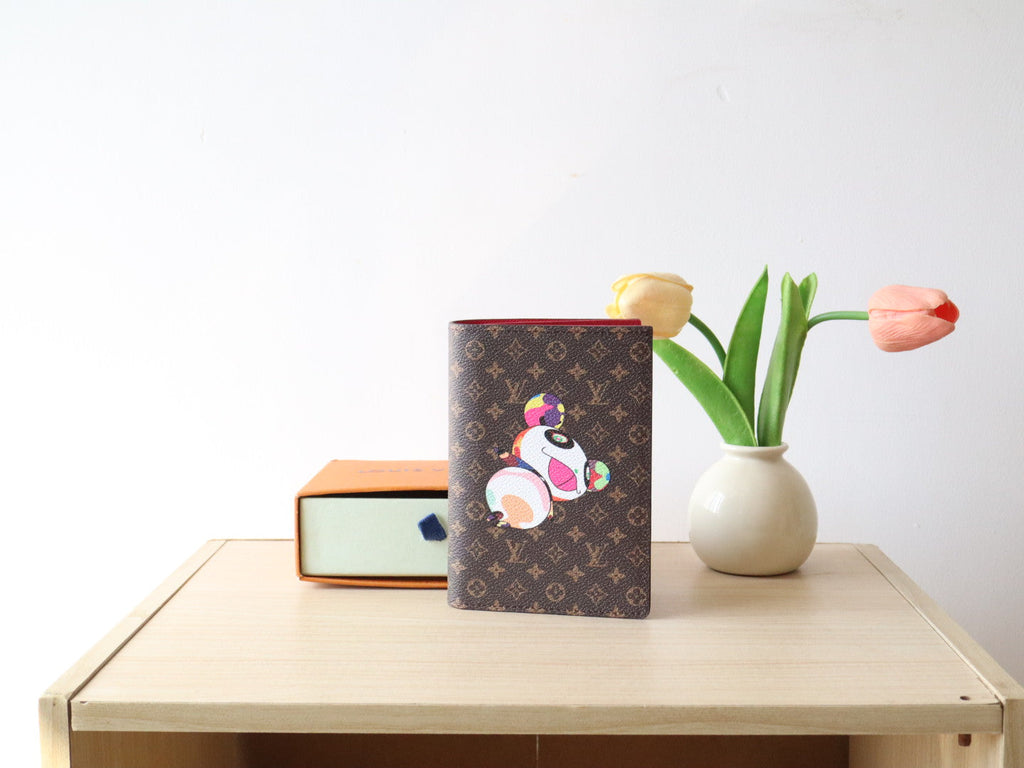 LOUIS VUITTON DOLL PASSPORT WALLET IN CHOCOLATE BROWN MONOGRAM CALFSKIN