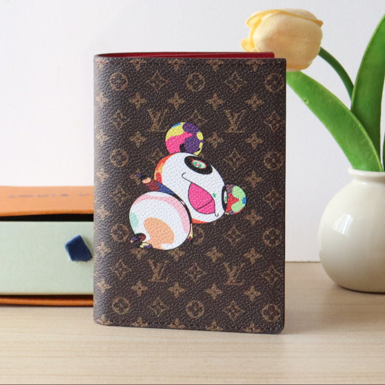 LOUIS VUITTON DOLL PASSPORT WALLET IN CHOCOLATE BROWN MONOGRAM CALFSKIN