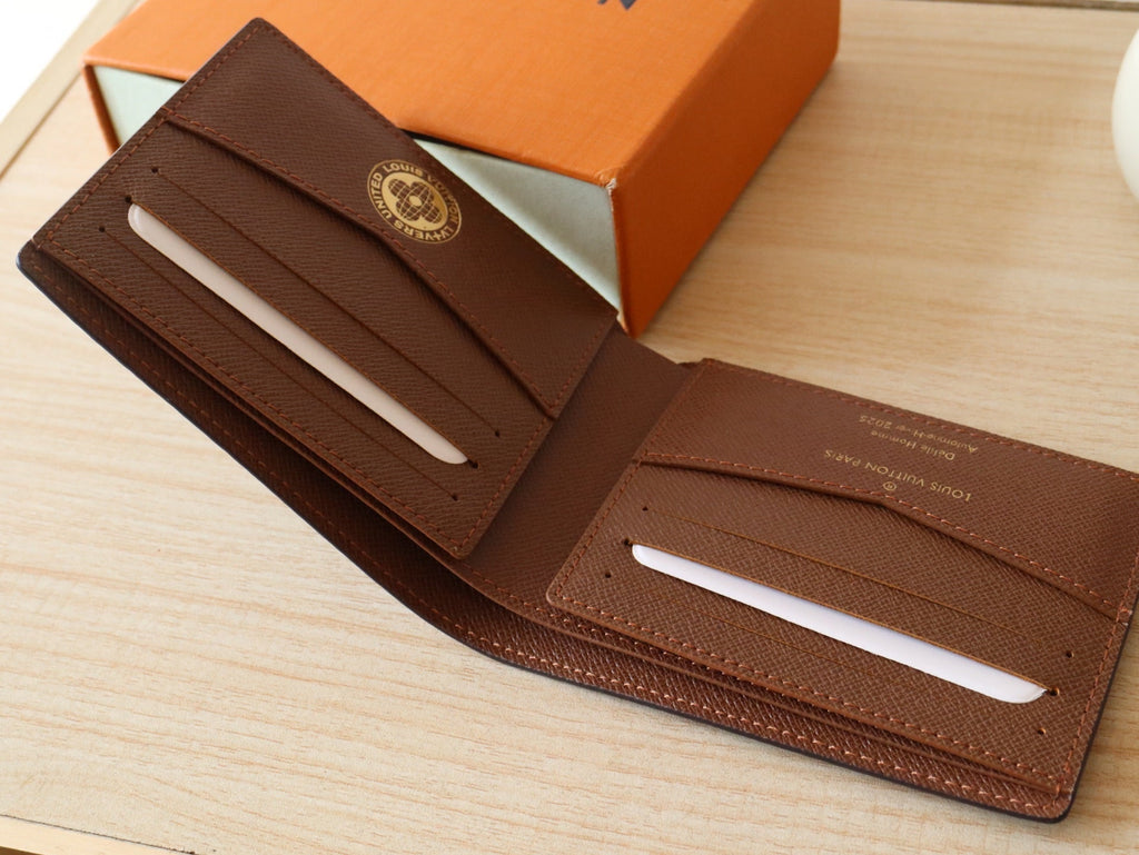 LOUIS VUITTON SLENDER WALLET 11 IN COLORFUL DAMIER EBENE CANVAS