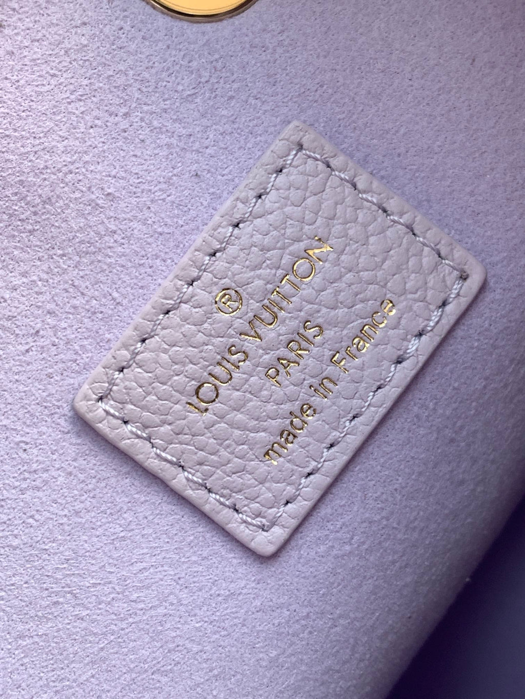 LOUIS VUITTON LV 25S NÉONOÉ BB 20 IN MISTY PURPLE CALFSKIN GOLD HARDWARE