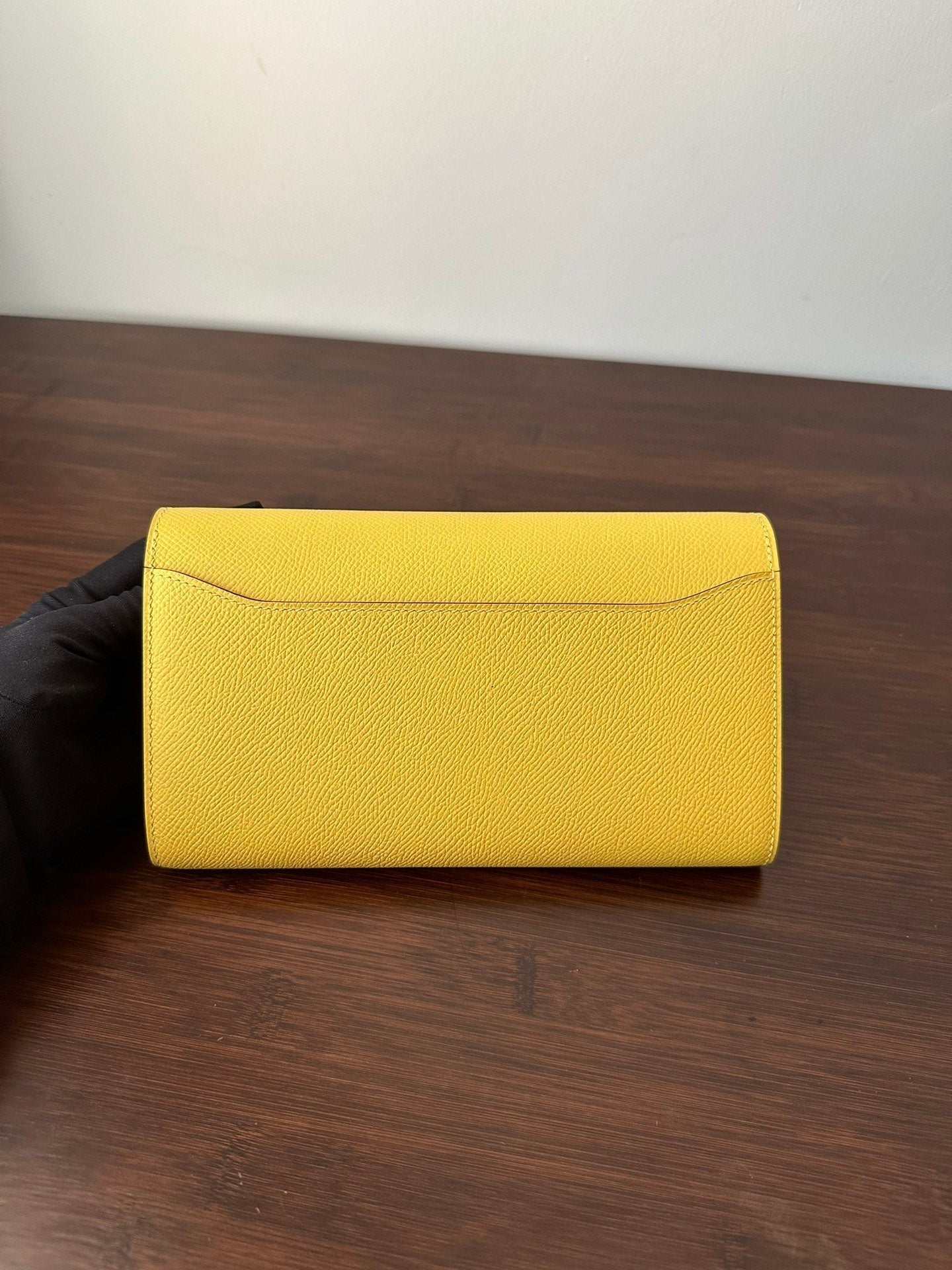 HERMES CONSTANCE TO GO 20.5 YELLOW EPSOM SILVER HARDWARE